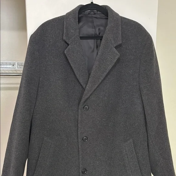 Ralph Lauren Long Grey Coat - Picture 6 of 7